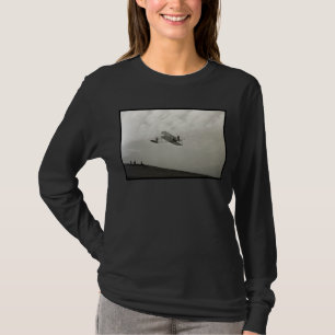 Camiseta Teste de Voo de Planador Aviação Irmãos Wright