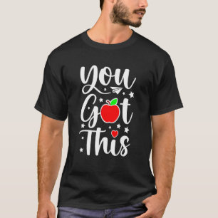 Camiseta Teste do dia agite o teste Não estresse o teste 3