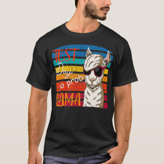 Camiseta Teste do Dia Sem Prob Llama Professor J