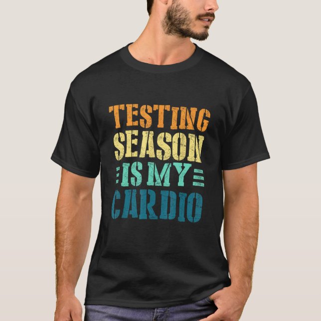 Camiseta Teste é meu professor de Cardio testando (Frente)