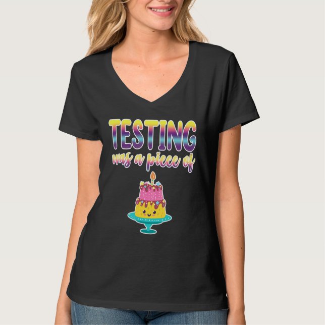 Camiseta Teste É Um Pedaço De Bolo (Frente)