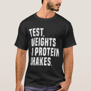 Camiseta Teste Funny Testosterona Teste Esteroide Humor Bod