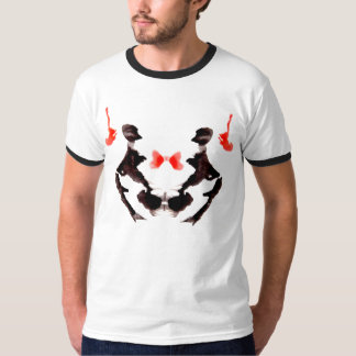 Camiseta Teste número 3 da mancha de tinta de Rorschach