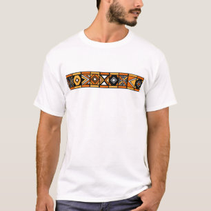 Camiseta Teste padrão africano