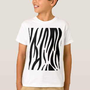 Camiseta Teste padrão animal da zebra do impressão