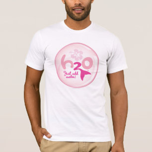 Camiseta Teste padrão cor-de-rosa da sereia