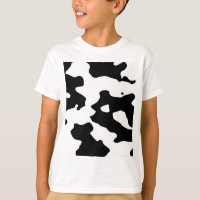 Teste padrão da vaca preto e branco