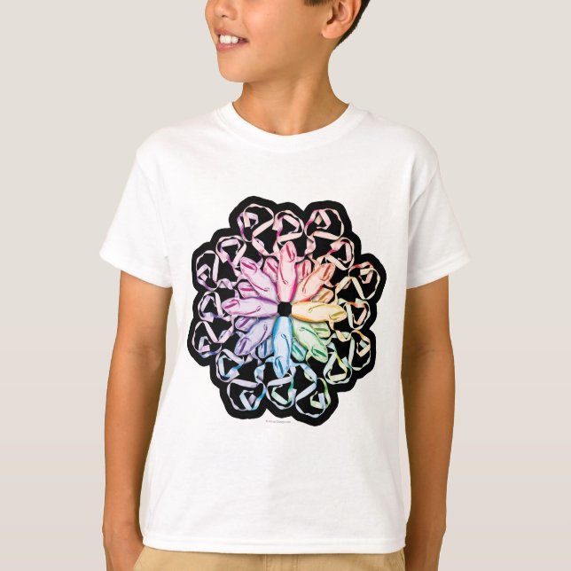 Camiseta Teste padrão do balé (espectral) (Frente)
