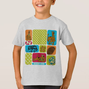 Camiseta Teste padrão do mistério de Scooby-Doo