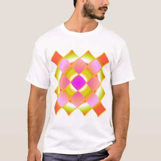 Camiseta teste padrão psicadélico