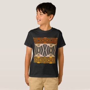Camiseta teste padrão tribal africano étnico