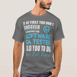 Camiseta teste qa de software