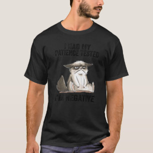 Camiseta Testei minha paciência, sou a Cat Christma negativ