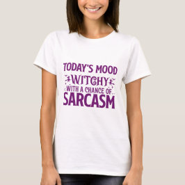 Camiseta Testemunha de humor com a chance de Sarcasm Hallow