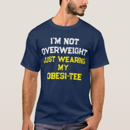 Camiseta Testemunha Engraçada ObesiTEE Não Grunge Gordo Com