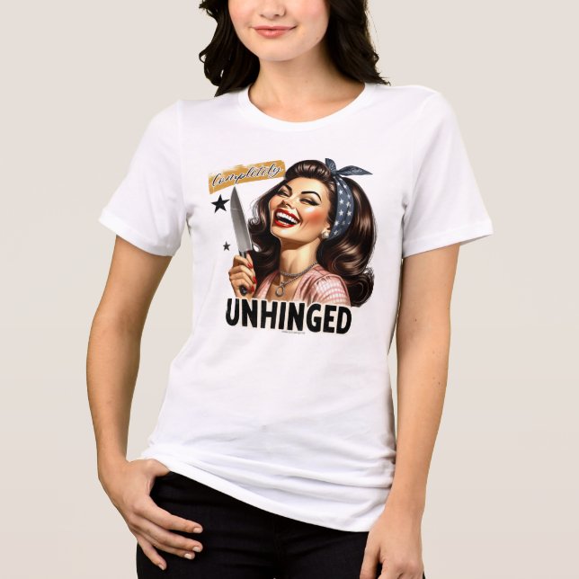 Camiseta Testemunha Retro Girl T-Shirt - Completamente Desd (Frente)