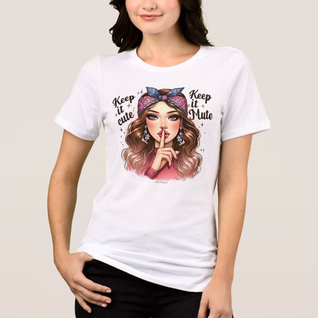 Camiseta Testemunha Retro Girl T-Shirt - Mantendo-o bonito  (Frente)