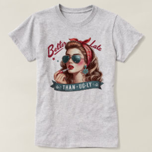 Camiseta Testemunha Retro Rapariga T-Shirt - Melhor Tarde D