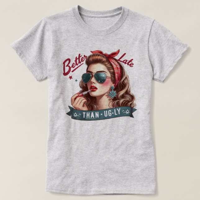 Camiseta Testemunha Retro Rapariga T-Shirt - Melhor Tarde D (Frente do Design)
