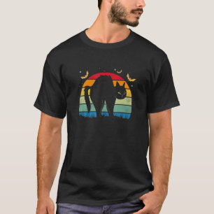Camiseta Testemunha Vintage Assustadora Gato Maluco Costume