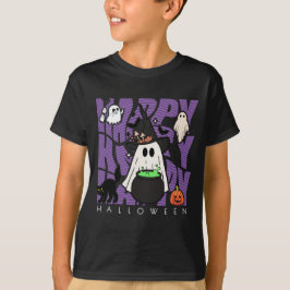Camiseta Testemunhar Divertido | Feliz Halloween Magic & Mi