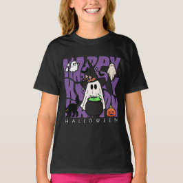 Camiseta Testemunhar Divertido | Feliz Halloween Magic & Mi