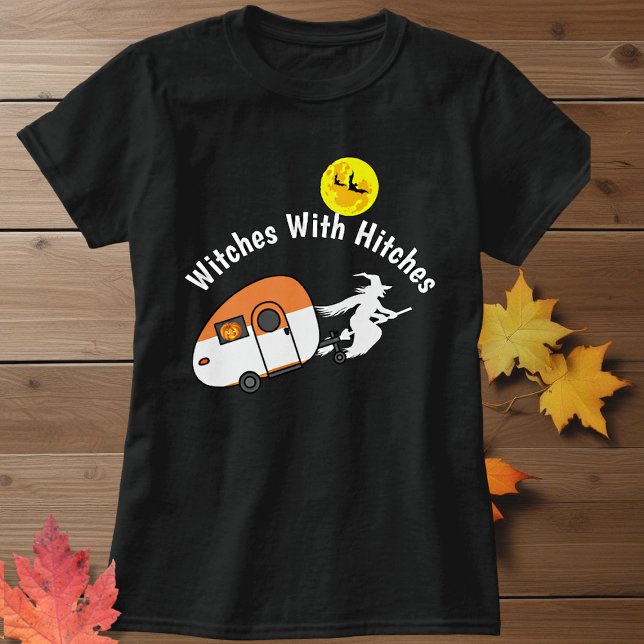Camiseta Testemunhas com o Campo de Silhueta do Halloween (Criador carregado)