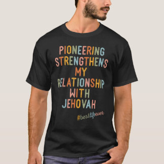 Camiseta Testemunhas de JW Pioneer Jehovah Pioneering JW Mi