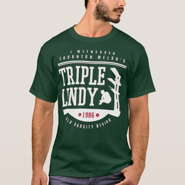 Camiseta Testemunhei a tripla Lindy de Thornton Melon (Frente)