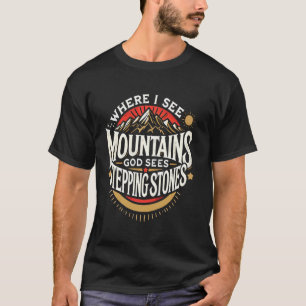 Camiseta Testemunho Inspirador Religioso Baseado Na Fé Espi