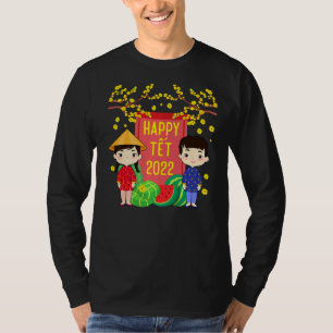 Camiseta Tet Lunar Calendar 2022 Crianças