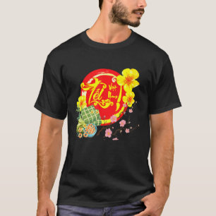 Camiseta Tet Vietnam 2022 Chuc Mung Nam Moi Ano Do Tig