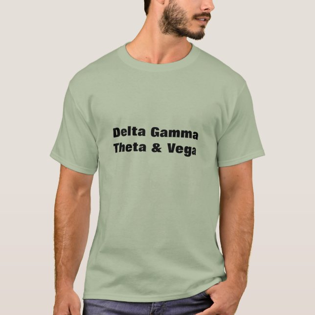 Camiseta Teta da gama do delta & Vega T confortável (Frente)