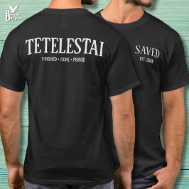 Camiseta Tetelestai Saved Established Christian