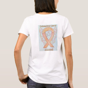 Camiseta Teto Anjo da Consciência do Cancer Endometrial Fit