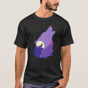 Camiseta Teto Ártico de Vida Selvagem do Lobo legal