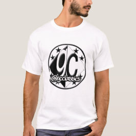 Camiseta Teto Branco do Logotipo Clássico GC