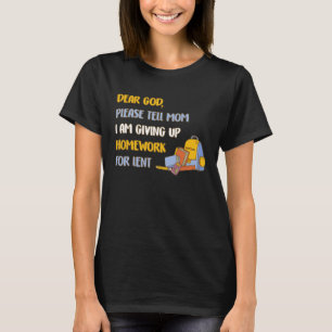 Camiseta Teto Cristão Engraçado para Crianças Cinzas Quarta