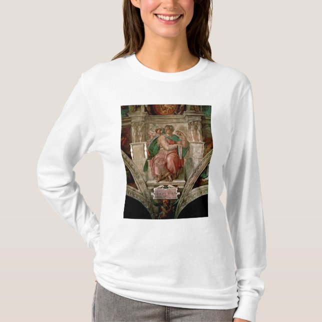 Camiseta Teto da capela de Sistine: O profeta Isaiah (Frente)