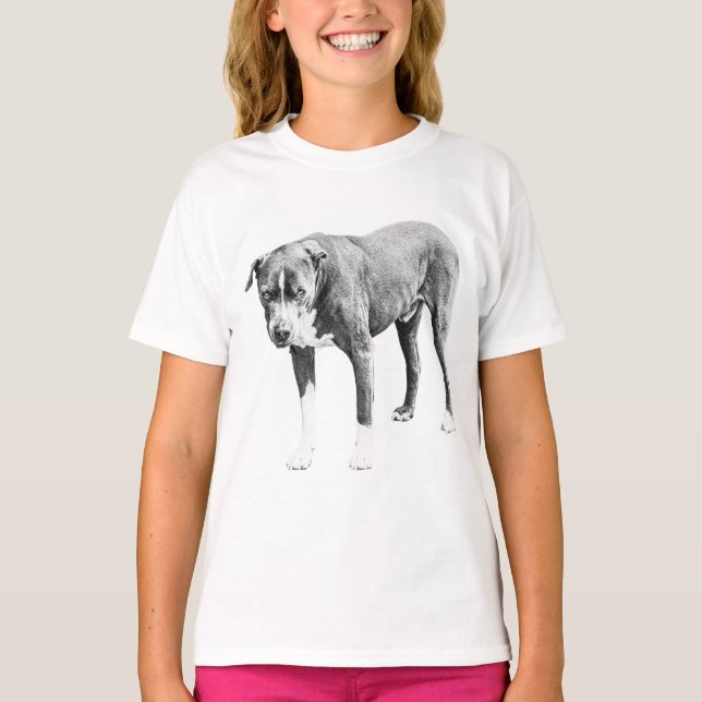 Camiseta Teto da Rua Bull Sombreado (Frente)