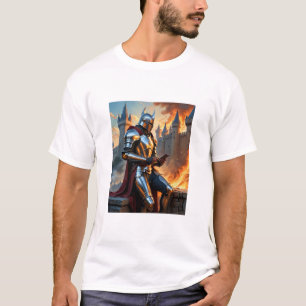 Camiseta Teto de Arte de Fantasia Engraçado no Castelo de K