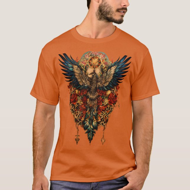 Camiseta Teto de Arte Polinésia Dreamcatcher (Frente)