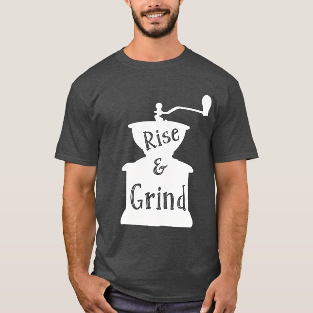 Camiseta Teto de Café Elevado e Grind (Frente)