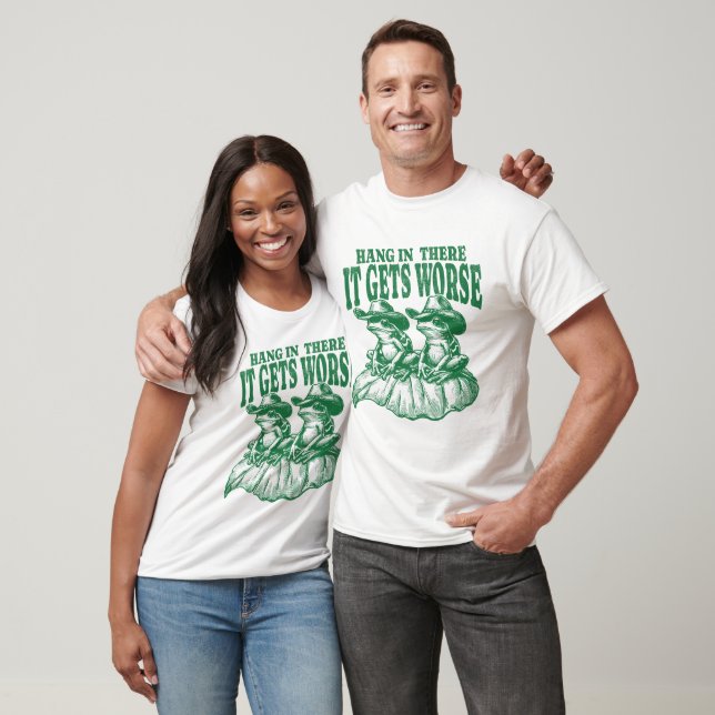 Camiseta Teto De Chapéus De Sapos Verdes (Unissex)