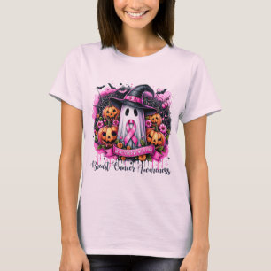 Camiseta Teto de Consciência do Cancer de Mama do Fantasma