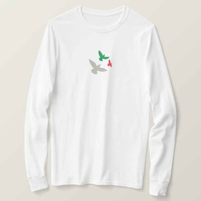 Camiseta Teto de Defesa da Palestina Livre (Frente do Design)