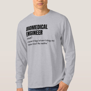 Camiseta Teto de Definição de Engenheiro de Investigação Bi