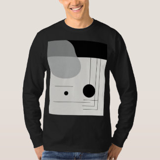 Camiseta Teto de Design Abstrato Versátil