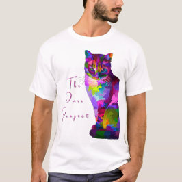 Camiseta Teto de Deslocamento de Cores