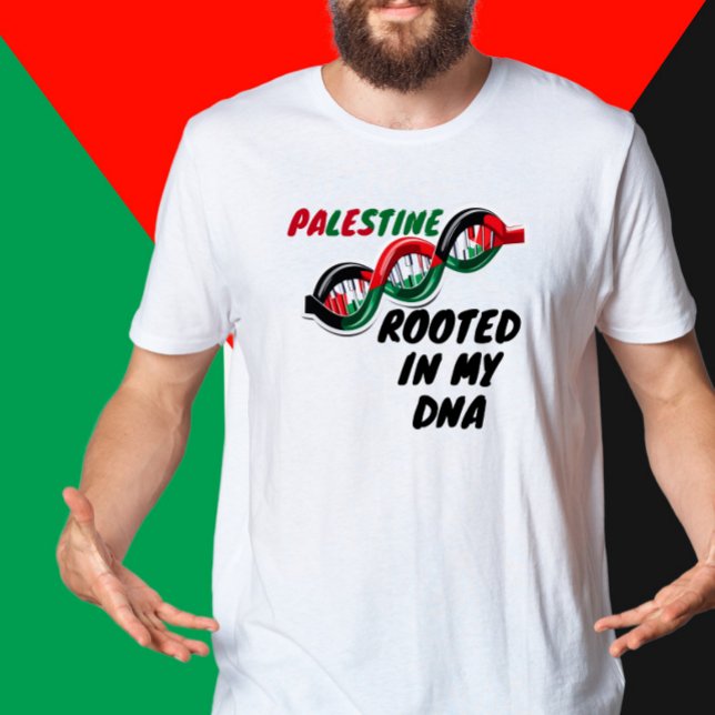 Camiseta Teto de DNA da palestina (Criador carregado)